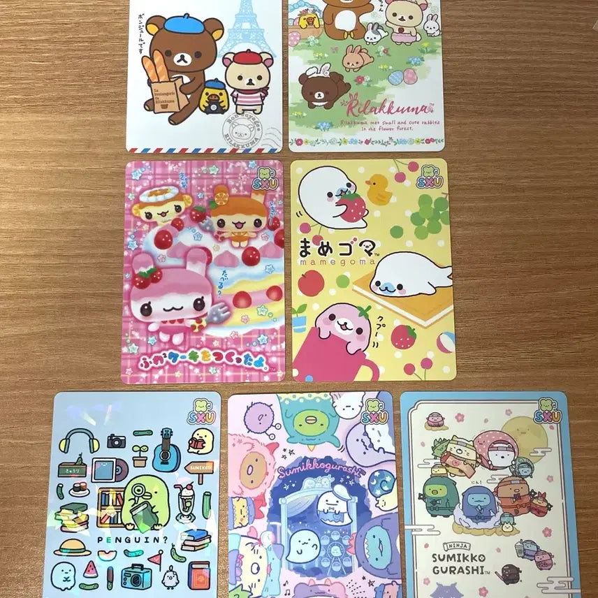 [BUNJANG] San-X Rilakkuma Artsmet Collection Cards Bundle Set (22 pcs) / 산엑스 유니버스 아츠메테 카드 콜렉션 22장 일괄