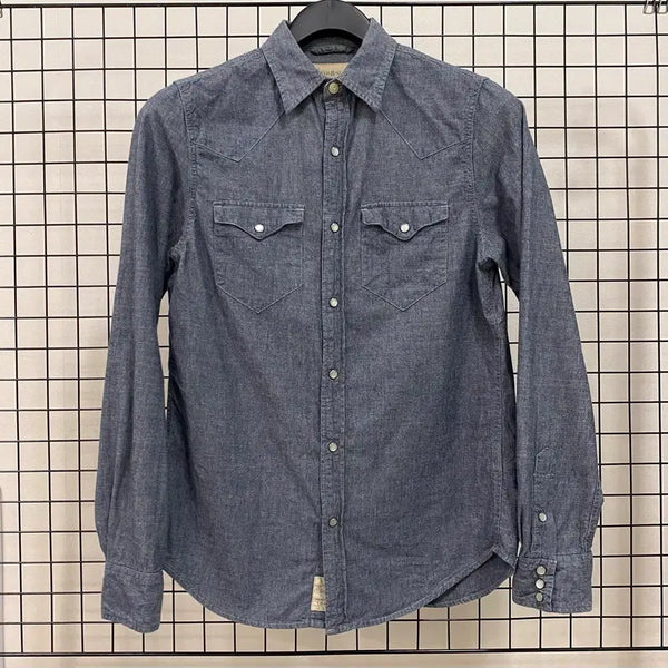 [BUNJANG] Denim & Supply Ralph Lauren Western Denim Shirt / <M> 데님앤서플라이 랄프로렌 웨스턴 데님 셔츠
