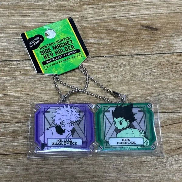 [BUNJANG] Hunter x Hunter Jump Shop Side Magnet Keychain Gon x Killua / 헌터X헌터 헌헌 점프샵 사이드 마그넷 키홀더 곤X키르아