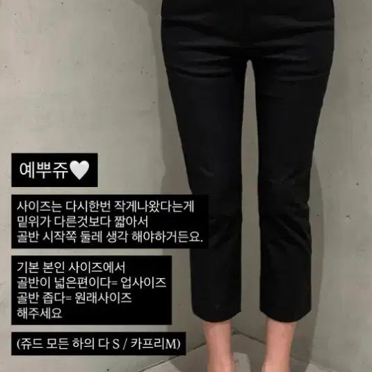 [BUNJANG] Jude Market Capri Pants Long Version M / 쥬드 쥬드마켓 카프리팬츠 롱버전M 새제품