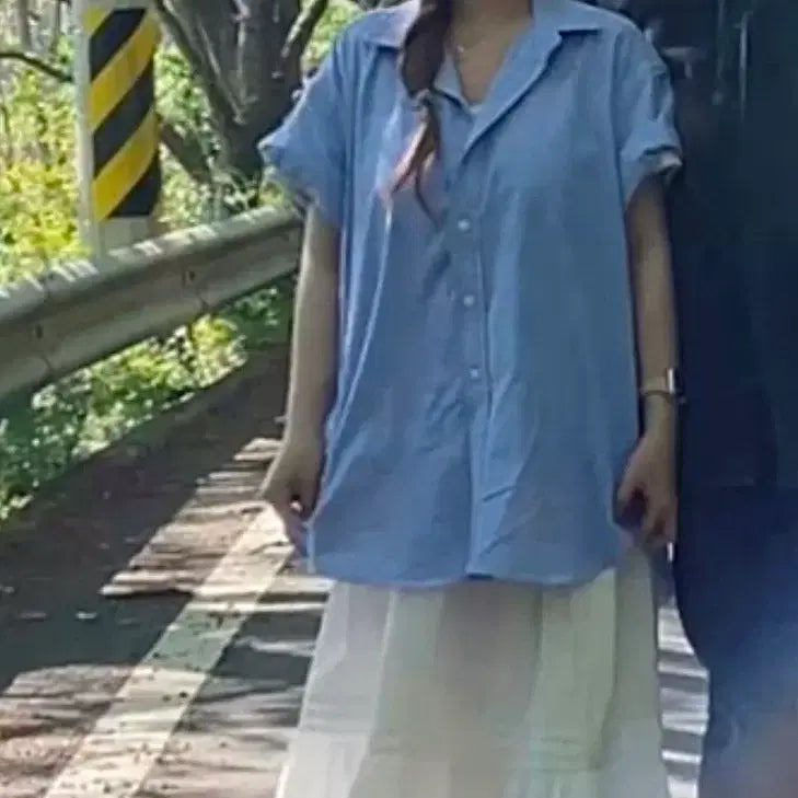 [BUNJANG] La Feta Store Oversized Short Sleeve Shirt / 오버핏 반팔셔츠 싸게 가져가세용