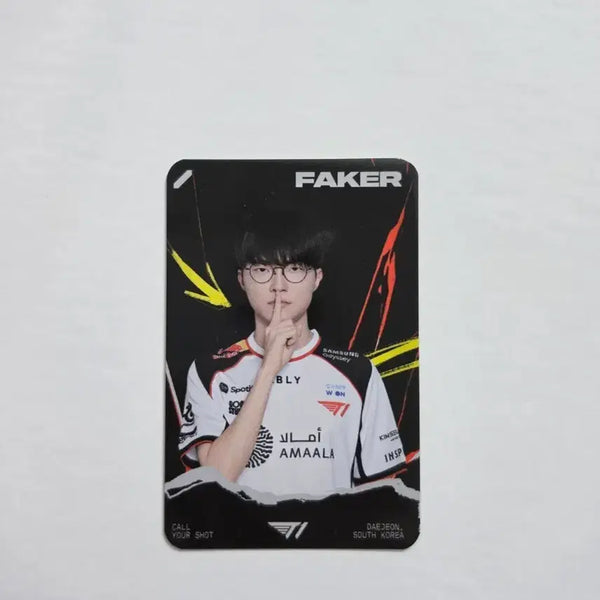 [BUNJANG] MSI T1 Faker Photocard / MSI  포토카드 T1 유니폼(페이커)