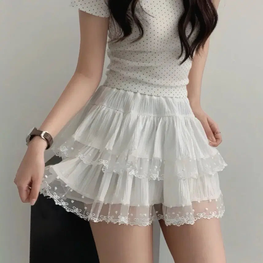 [BUNJANG] Maison Studio Ruffle Skirt / 에이블리 프릴 캉캉 스커트 메종스튜디오