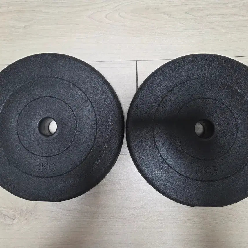 [BUNJANG] Barbell Weight Plates 5kg (2 pcs) / 바벨원판 5kg 2개 팝니다