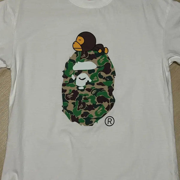 [BUNJANG] BAPE Camo Half Sleeve T-Shirt Medium / 베이프 카모반팔 M