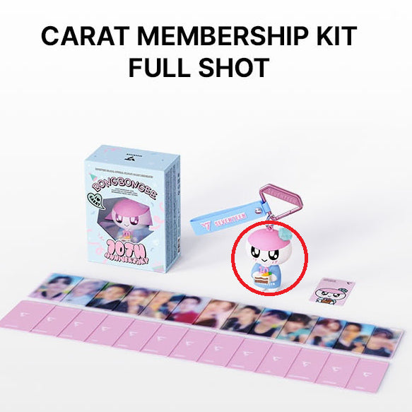 [BUNJANG] SEVENTEEN Bonbong Light Keyring / 세븐틴 멤버십 봉봉이 라이트 키링