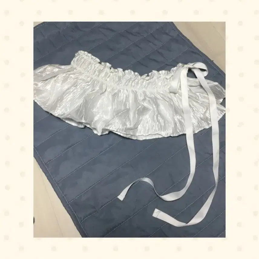 [BUNJANG] Frill Waist Tie Belt / 프릴 허리끈 벨트