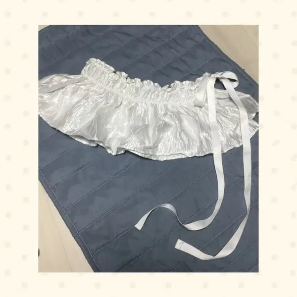 [BUNJANG] Frill Waist Tie Belt / 프릴 허리끈 벨트