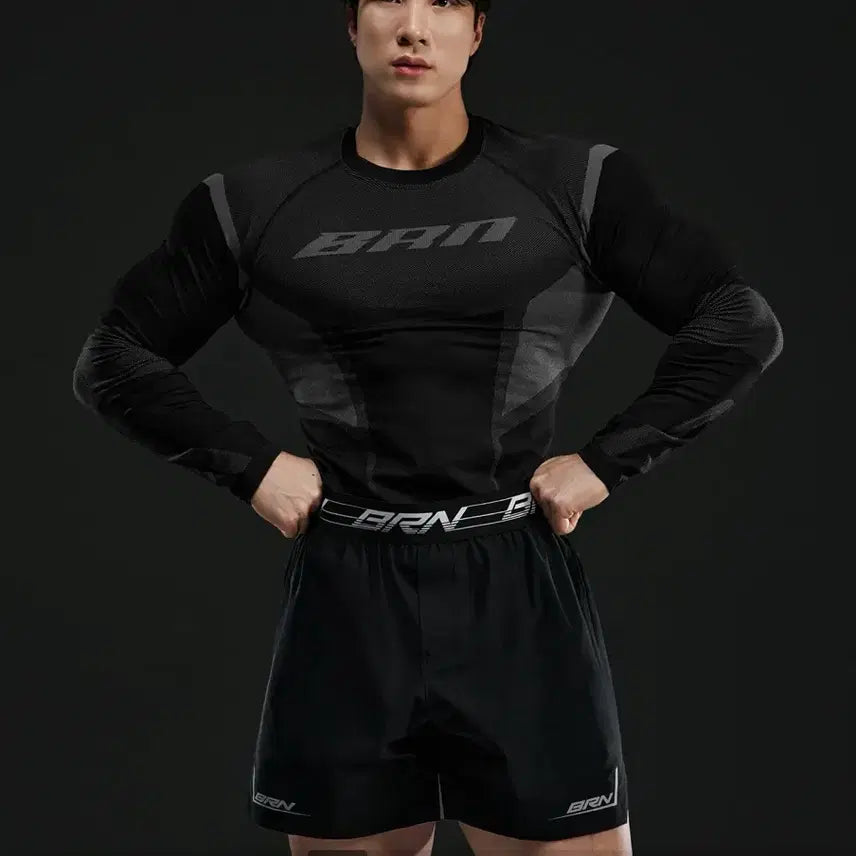 [BUNJANG] Born To Win Eclipse 2.0 Long Sleeve (Charcoal, Black) / (미개봉)본투윈 이클립스 2.0 블랙, 차콜 본투윈압도프리덤올라잇