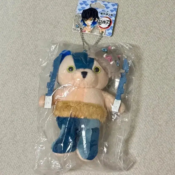 [BUNJANG] Demon Slayer Inosuke Teddy Bear Plush Doll (Sealed) / [희귀] 귀멸의칼날 이노스케 베어누이 인형 테디베어 미개봉
