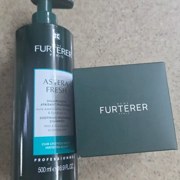 [BUNJANG] René Furterer Astera Fresh Cooling Shampoo 500ml & Scalp Brush Set / 르네휘테르 아스테라 프레쉬 쿨링 샴푸 500ml+브러쉬세트