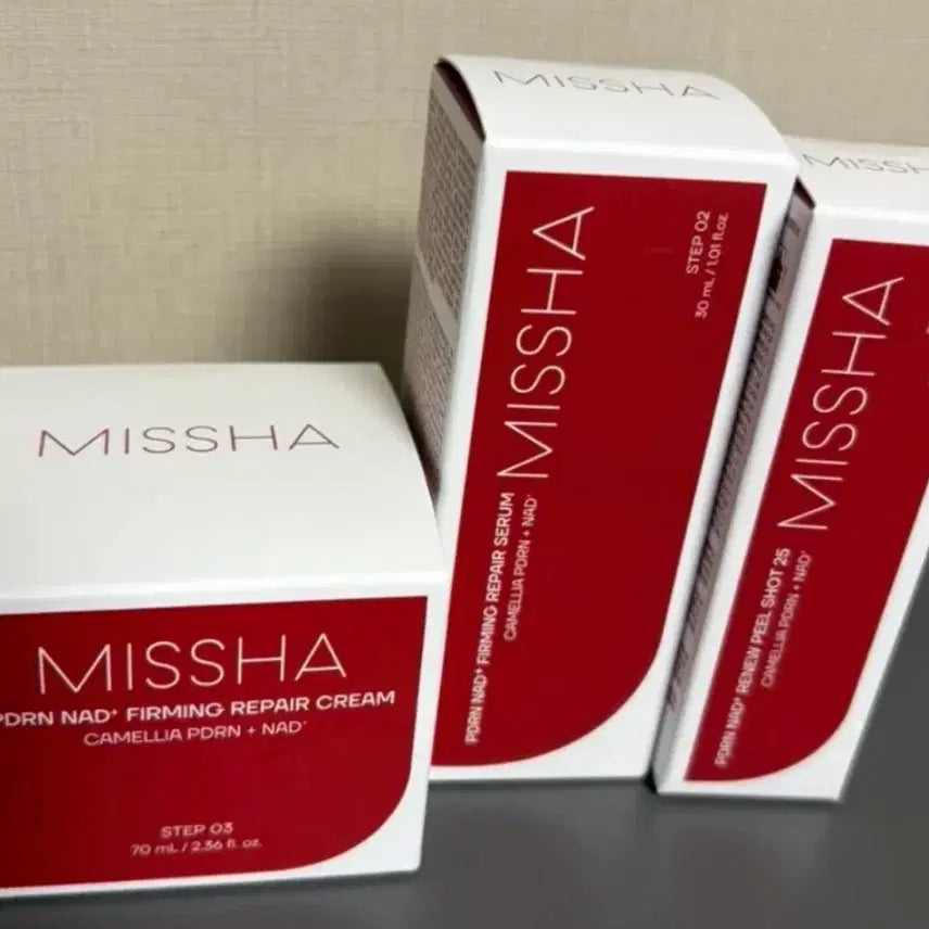 [BUNJANG] MISA PDRN NAED Firming Repair Skincare 3-Piece Set / (미개봉 새상품) 미샤 피디알엔 엔에이이디 스킨케어 탄력 리페어 3종 세