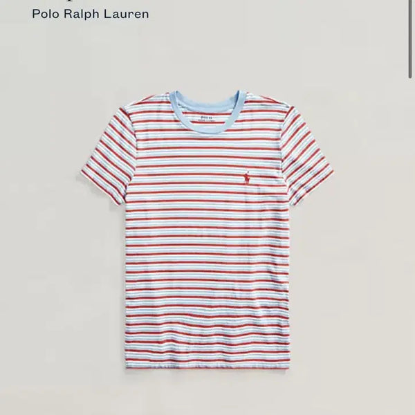 [BUNJANG] Polo Ralph Lauren Striped Short Sleeve Women's T-Shirt / 폴로랄프로렌 스트라이프 반팔 여성