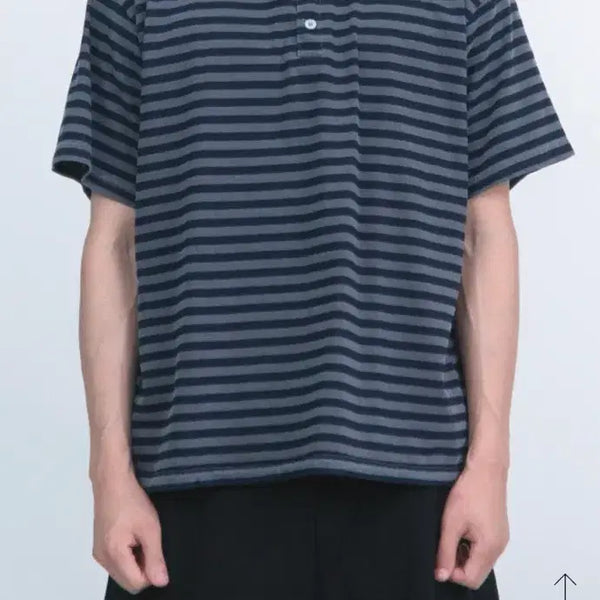 [BUNJANG] Helm Dyeing Stripe Henly Neck T-shirt / 헬름 helm 다잉 스트라이프 헨리넥 티셔츠