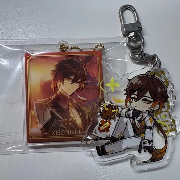 [BUNJANG] Genshin Impact 2022 Zhongli Keychain Set / 원신 팝업 2022 종려 키링