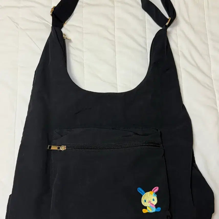 [BUNJANG] Usahana Black Shoulder Bag Tote Bag / 우사하나 검정색 숄더백 토트백