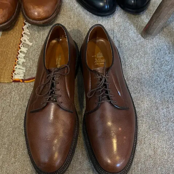 [BUNJANG] Alden Plain Toe Shoes Brown Leather / Alden plain toe