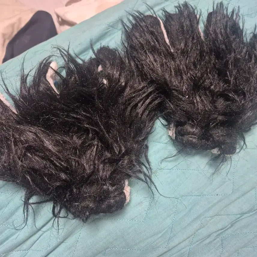[BUNJANG] Black Fur Suit Costume Prop / 퍼슈트(급전으로판매)