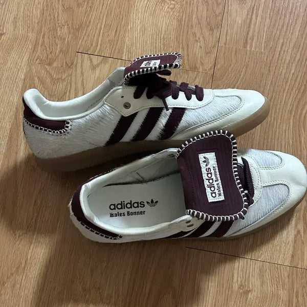 [BUNJANG] Adidas Wales Bonner Samba Cream White Mystery Brown / 아디다스 웨일즈 삼바 크림 화이트 미스테리 브라운 275
