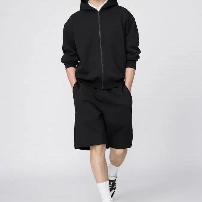 [BUNJANG] Uniqlo C Sweat Wide Shorts Bermuda / 유니클로 스웻팬츠 버뮤다