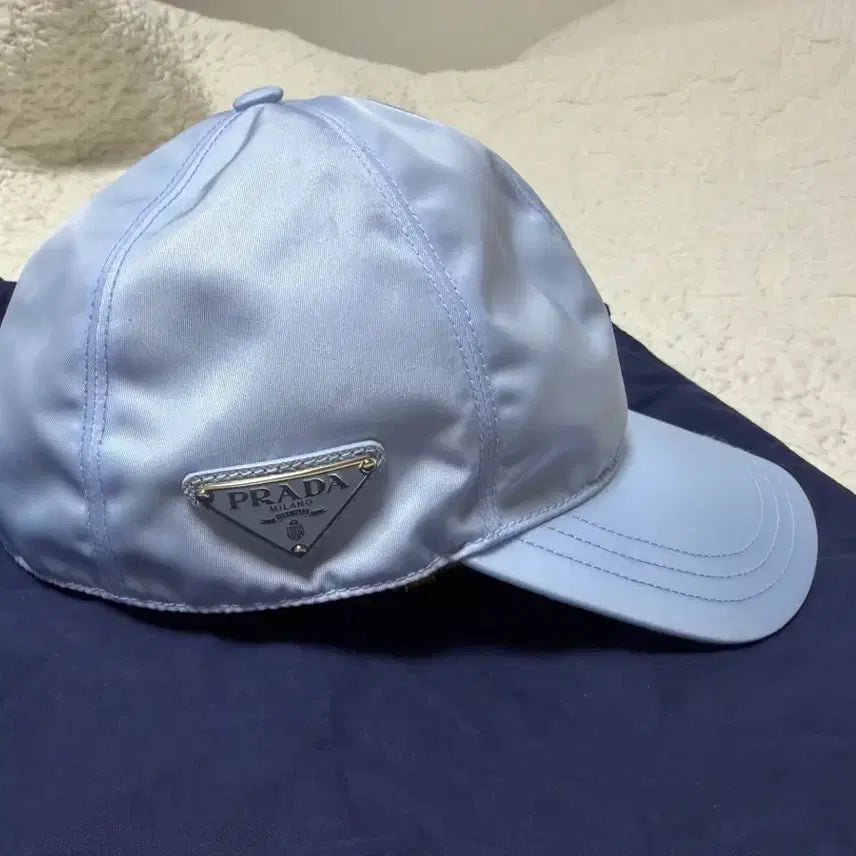 [BUNJANG] Prada Re-Nylon Side Logo Baseball Cap / [L] 프라다 리나일론 사이드로고 볼캡