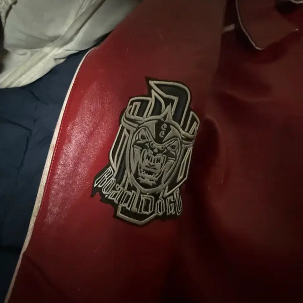 [BUNJANG] AVIREX Red Leather Jacket / AVIREX 레드 가죽 자켓