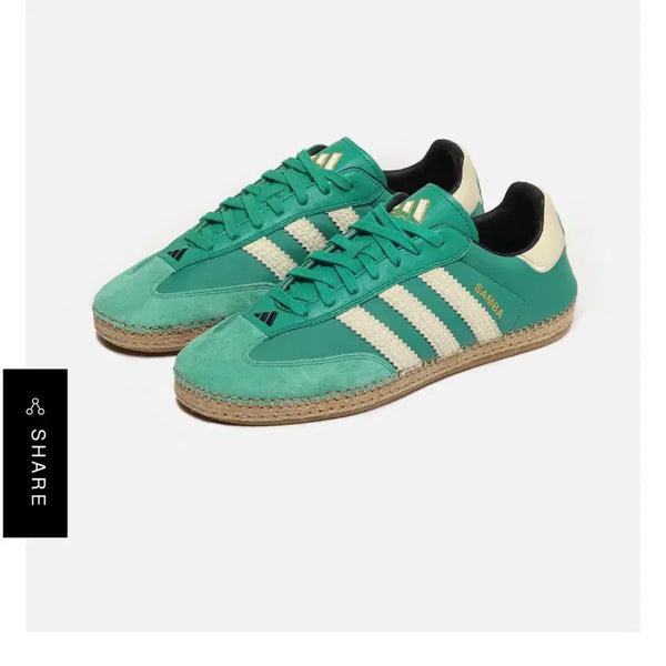 [BUNJANG] CLOT x Adidas Samba Espadrille Edison Chen Green 280mm / CLOT Samba Espadrille 280mm