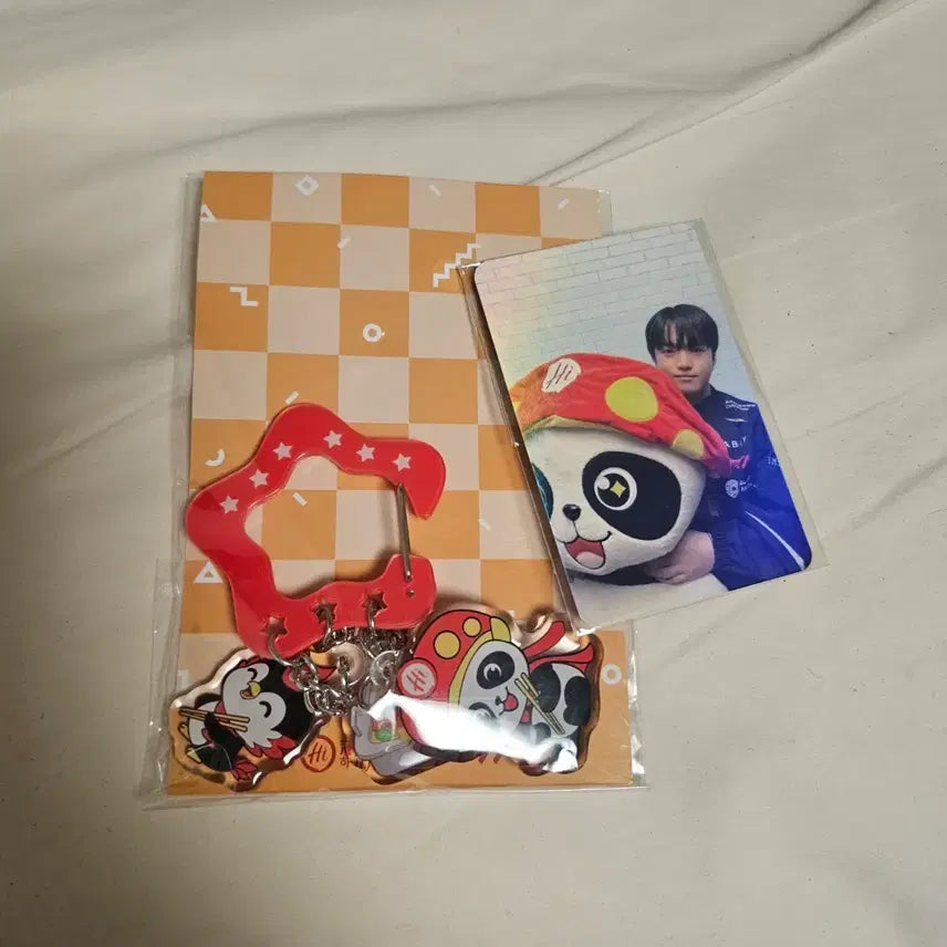 [BUNJANG] T1 Keria Photocard with Carabiner Set / 하이디라오 T1 케리아 포카