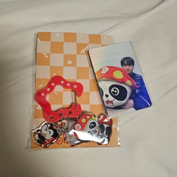 [BUNJANG] T1 Keria Photocard with Carabiner Set / 하이디라오 T1 케리아 포카