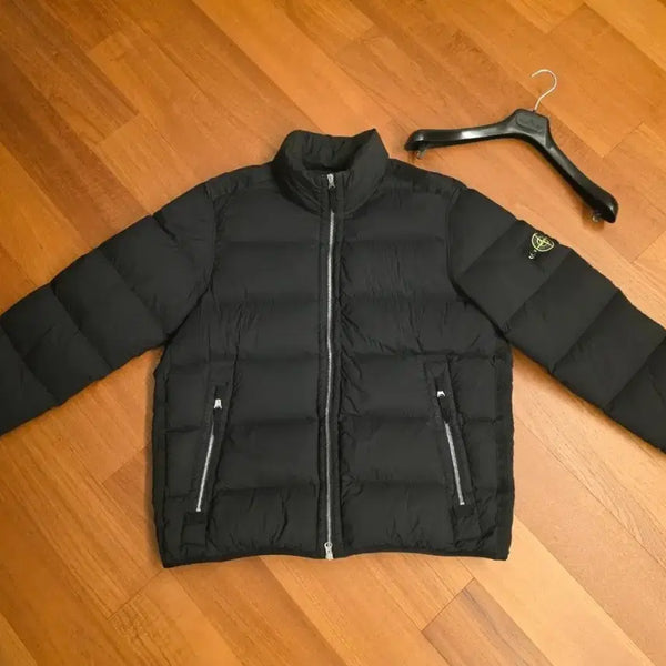[BUNJANG] Stone Island 23FW Seamless Tunnel Nylon Puffer Jacket Black XL / 스톤아일랜드 23FW 심리스 나일론 패딩 블랙 XL