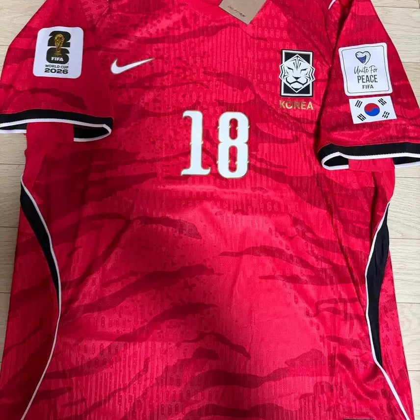 [BUNJANG] South Korea Oh Hyeon-gyu 2026 World Cup Authentic Jersey T-Shirt / 대한민국 북중미 월드컵 오현규 어센틱 유니폼 반팔