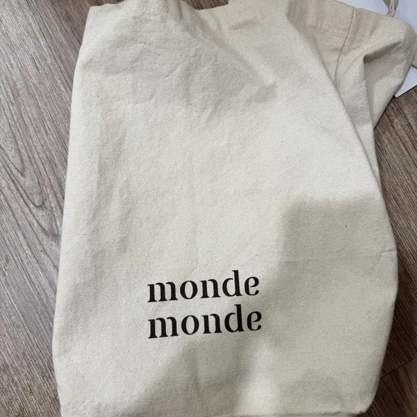 [BUNJANG] Monde Monde Moment Medium Shoulder Bag Brown / 몽드몽드 모먼트 미듐 숄더백 브라운