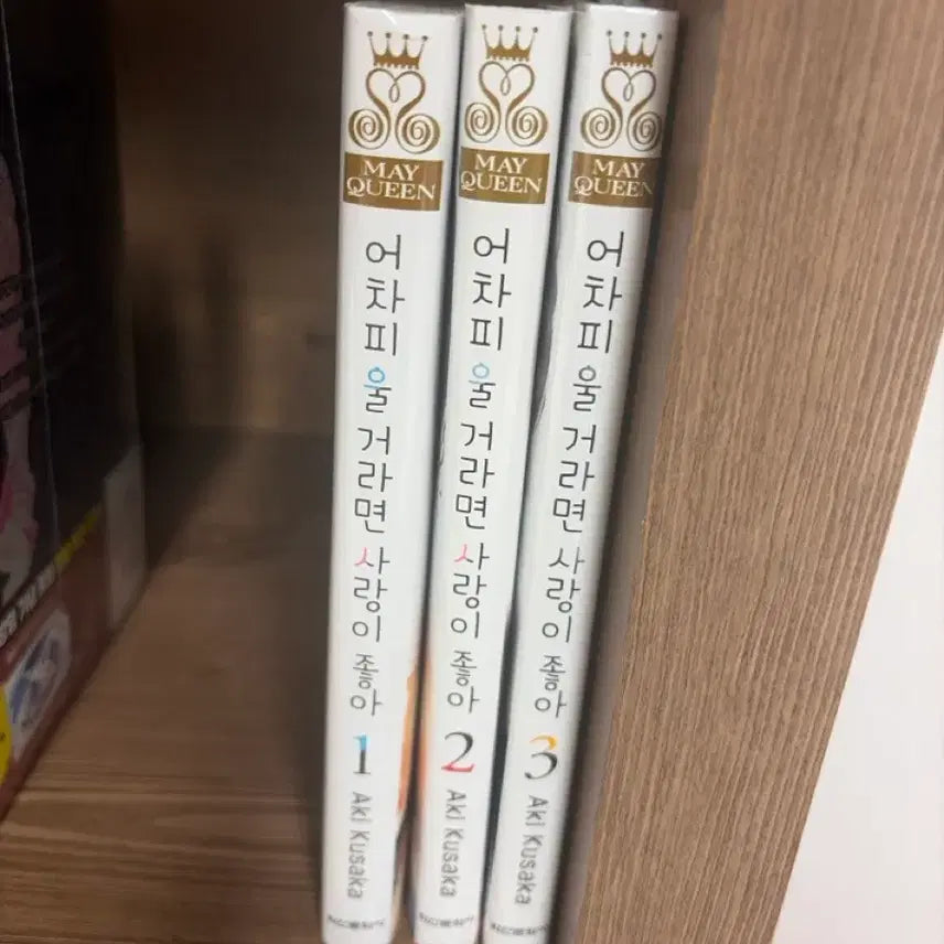 [BUNJANG] If You're Going to Cry Anyway, You'll Like Love Volume 1-3 Set / 어차피 울거라면 사랑이 좋아 1권~3권
