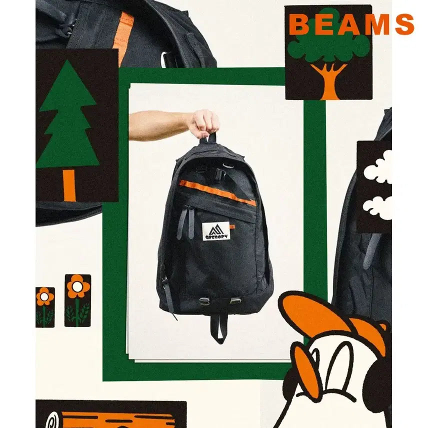 [BUNJANG] BEAMS T x Gregory x Koichi Yairi Collaboration Daypack Backpack / 빔즈 티 그레고리 야이리 데이팩 백팩 26SS