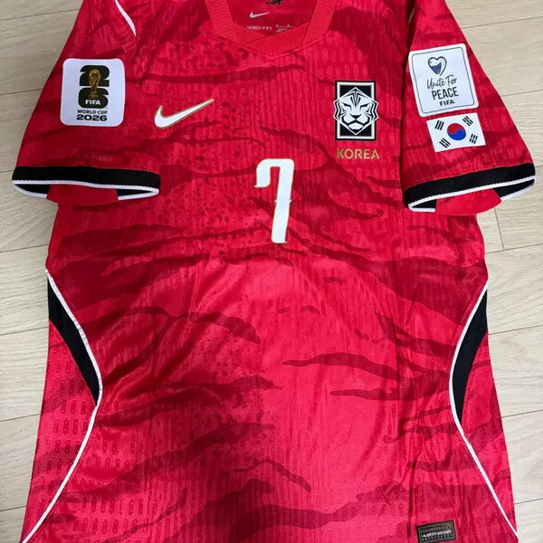 [BUNJANG] South Korea Son Heung-min Authentic World Cup Short Sleeve Jersey / 대한민국 북중미 월드컵 손흥민 어센틱 유니폼 반팔