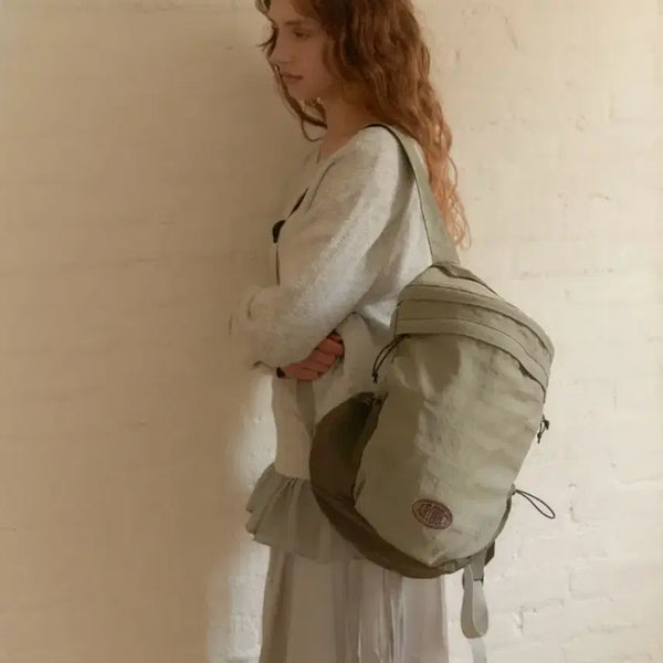 [BUNJANG] Auro Backpack Beige / 아우로 백팩 베이지
