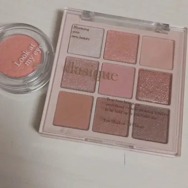[BUNJANG] Dasique 9-Color Eyeshadow Palette + Single Eyeshadow (Pink Beige) / 데이지크 아이섀도우 팔레트 9구 + 싱글 섀도우 핑크 베이지