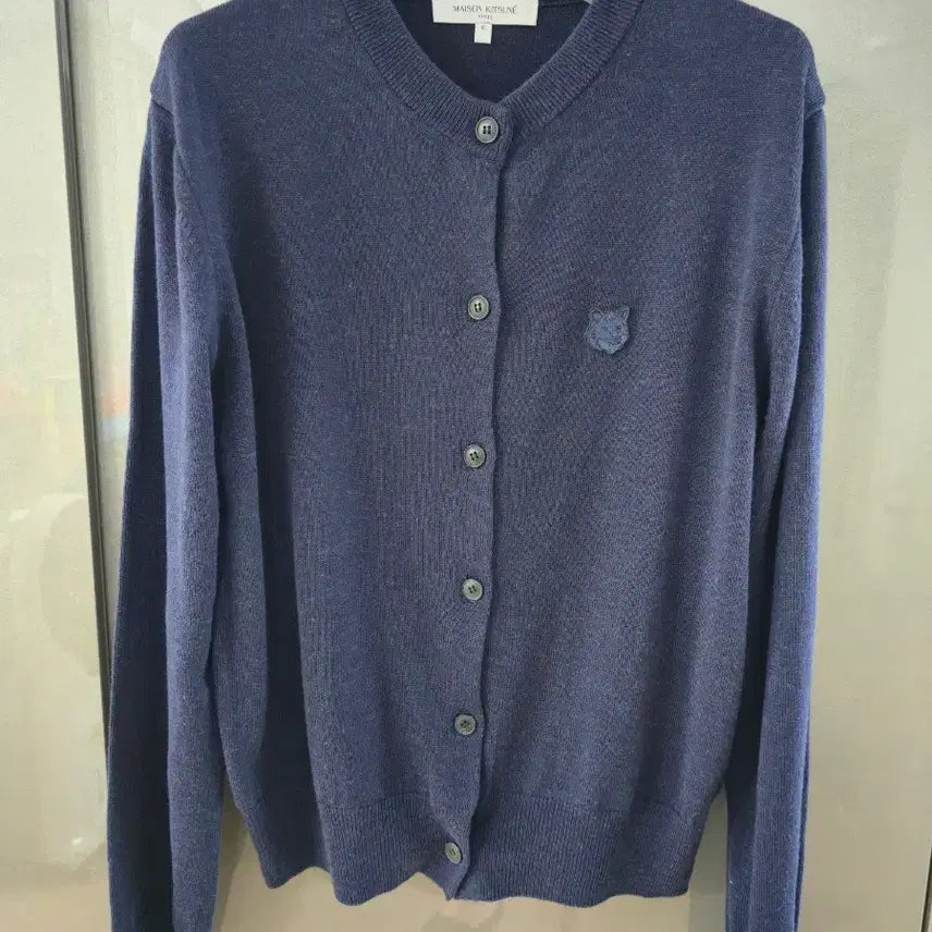 [BUNJANG] Maison Kitsuné Women's Knit Cardigan Navy L / 메종키츠네 가디건(여성용)