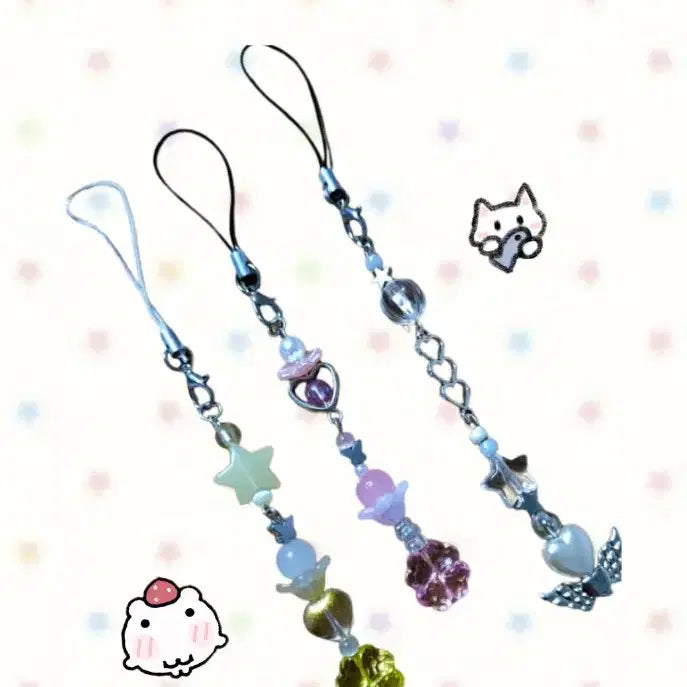 [BUNJANG] Beaded Keyring / 비즈 키링