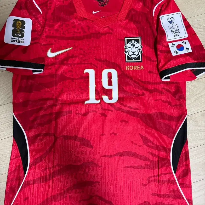 [BUNJANG] South Korea National Team Lee Kang-in 2026 World Cup Authentic Short Sleeve Jersey / 대한민국 북중미 월드컵 이강인 어센틱 유니폼 반팔