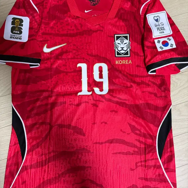 [BUNJANG] South Korea National Team Lee Kang-in 2026 World Cup Authentic Short Sleeve Jersey / 대한민국 북중미 월드컵 이강인 어센틱 유니폼 반팔