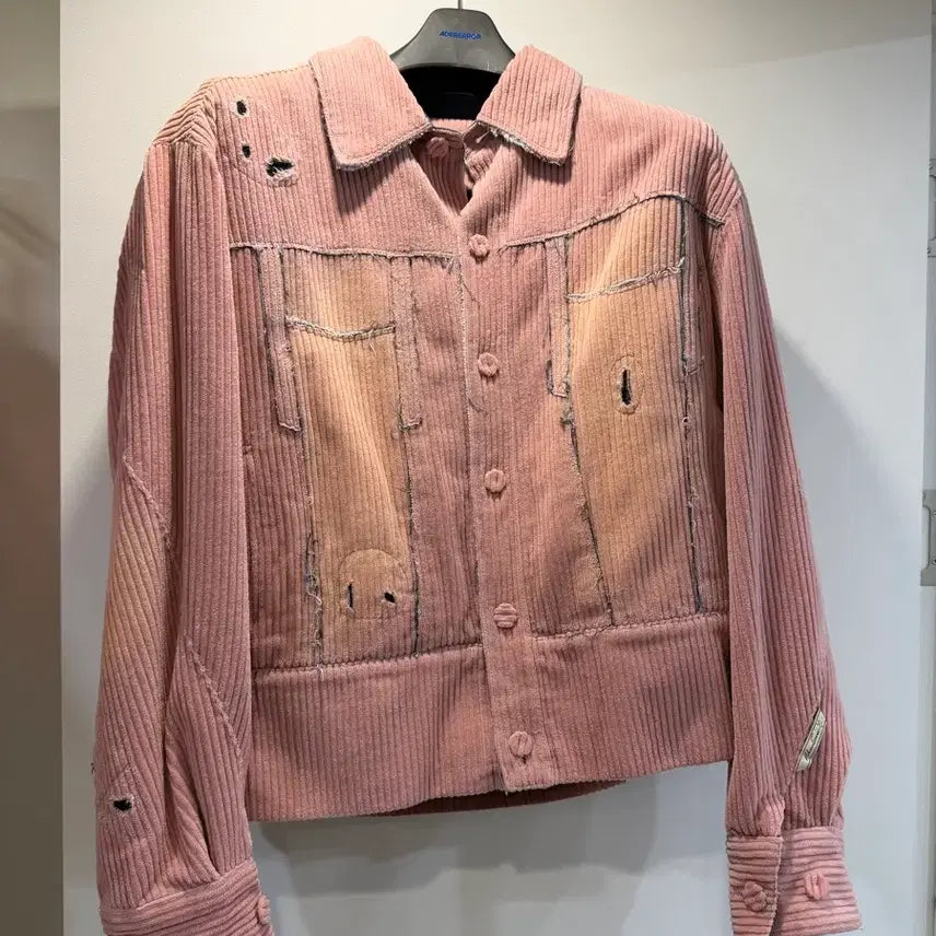 [BUNJANG] Ader Error Corduroy Pink Set-up (Top L, Bottom XS) / 급처)아더에러 코듀로이 핑크 셋업 팝니다.