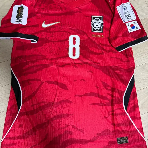 [BUNJANG] South Korea 2026 World Cup Qualifier Paik Seung-ho Authentic Short Sleeve Jersey / 대한민국 북중미 월드컵 백승호 어센틱 유니폼 반팔