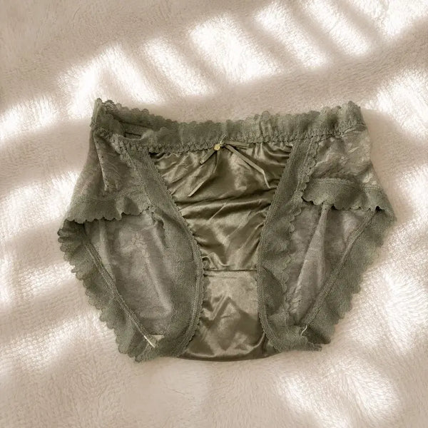 [BUNJANG] Gray Lace Women's Panties (M) / 중고 그레이 레이스 여자 팬티 (Gray) 여성