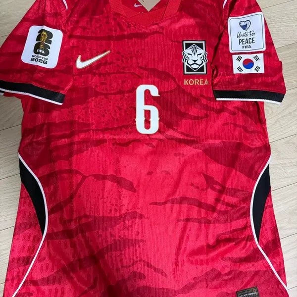 [BUNJANG] South Korea 2026 World Cup Qualifier Hwang In-beom Authentic Jersey - Short Sleeve / 대한민국 북중미 월드컵 황인범 어센틱 유니폼 반팔