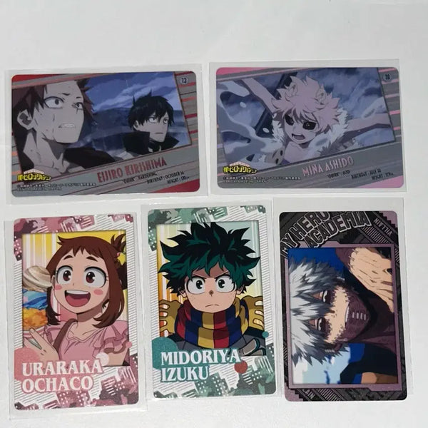 [BUNJANG] My Hero Academia Bundle Set Photocards Kirishima, Dabi, Midoriya, Uraraka, Ashido / 나히아 포카 일괄 / 키리시마,다비,미도리야,우라라카,아시도