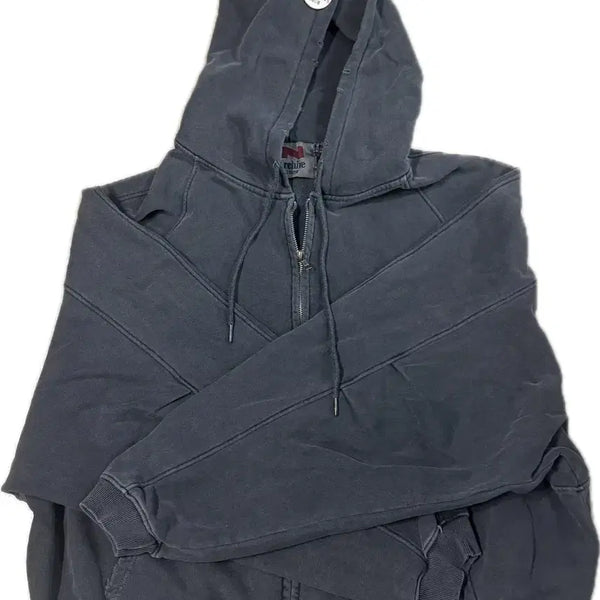[BUNJANG] Beyond Closet N Archive Art Detail Hoodie Zip-up Charcoal Grey L / 비욘드클로젯 디테일 후드 집업 차콜 그레이 [L]