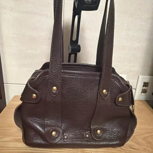 [BUNJANG] Salvatore Ferragamo Leather Tote Bag Brown / 페레가모 가방(정품)