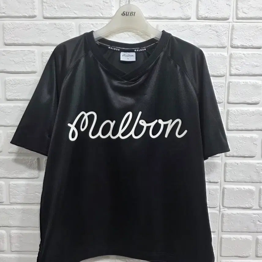 [BUNJANG] Malbon Golf 2022 Women's Cropped Shirt (Size 90) / 2022년 정품 말본골프 크롭셔츠 90