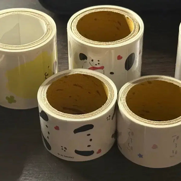 [BUNJANG] Sanrio Characters Cinnamonroll, Pochacco, PomPomPurin Roll Stickers (Set of 6) / 산리오롤스티커(시나몬롤/포차코/폼폼푸린)